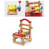 Scaunelul Rosu Asamblare cu unelte banc de lucru copii 37.5x23.5x25.6cm CWT