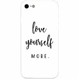 Husa silicon pentru Apple Iphone 6 / 6S, Love Yourself More