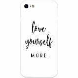 Husa silicon pentru Apple Iphone 6 Plus, Love Yourself More