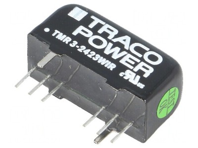 Convertor DC/DC 3W 9-36V to 15VDC/-15VDC SIP8 foto