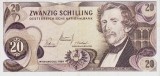 Bancnota Austria 20 Schilling 1967 (1968) - P142 XF