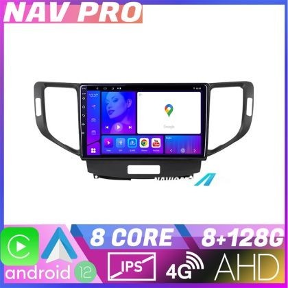 Navigatie Honda Accord 2008 2012 KIT 8951 EDOTEC-LITE Android Ecran 720P Octa Core 8 128 Carplay CarStore Technology