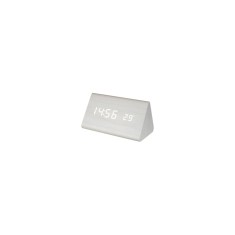 Desteptator digital LED alb lemn OC 07 - HOME