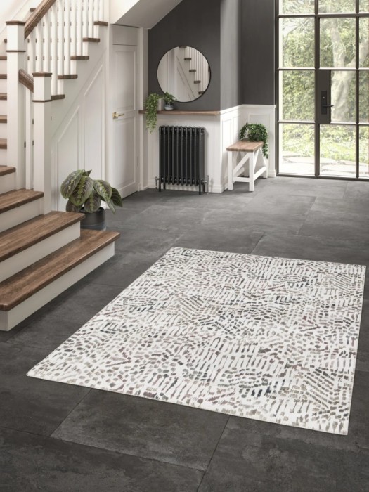 Covor Belgian, Alaska P0762-680, Crem / Maro, Diverse Dimensiuni - 160x230 cm