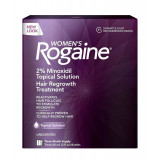 Solutie Minoxidil Rogaine 2%, Tratament impotriva caderii parului pentru femei, 3 luni aplicare