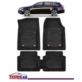 Covorase Auto TeamCar&reg; Tip Tavita Compatibile Opel Insignia Sports Tourer (2008-2017) Negru Material Rezistent, Cauciuc