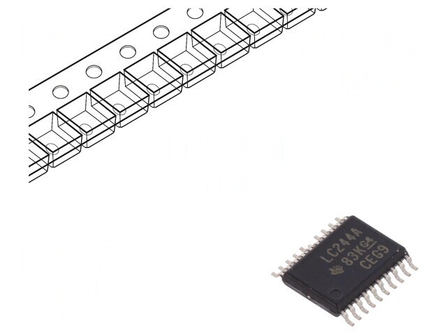 Buffer Digital Non-Inversor SMD 8 Canale