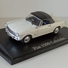 Macheta Fiat 1500 Cabriolet Pininfarina 1964 - IXO/Atlas 1/43