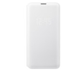 Husa Flip Led View Samsung G970 Galaxy S10e - EF-NG970PWE, Alb, Piele