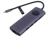Hub USB 9 porturi gri, USB 2.0/3.0 Plug and Play, Vention