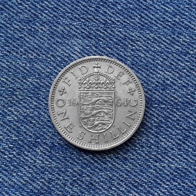 1c - 1 Shilling 1964 Anglia / Marea Britanie foto
