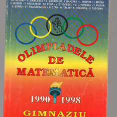 C8430 OLIMPIADELE DE MATEMATICA 1990 - 1998 GIMNAZIU, CLASA a VIII-a - BLAGA