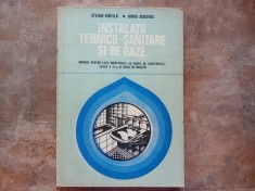 Instalatii tehnico-sanitare si de gaze - Stefan Vintila, 1979 foto