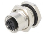Soclu M12 4-Pin Mamă DeviceNet/CANopen