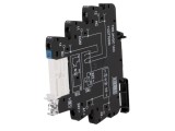Releu intermediar SPDT 24VDC 6A pentru șină DIN