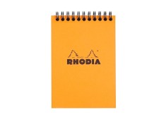 Blocnotes A6, spirala, 80 file, Rhodia Classic, orange