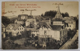 STATIUNEA WORISHOFEN , GERMANIA , VEDERE GENERALA , CARTE POSTALA ILUSTRATA , 1908