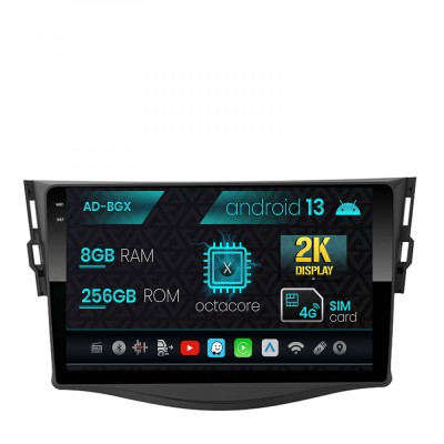 Navigatie Toyota RAV4 (2006-2013), Android 13, X-Octacore 8GB RAM + 256GB ROM, 9.5 Inch - AD-BGX9008+AD-BGRKIT096 foto