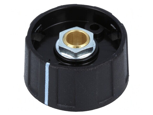 Buton Rotativ Indicator Negru 6mm 31x15.5mm