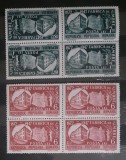 Cumpara ieftin ROMANIA 1948 LP227 ,LP 227a Blocuri de 4 , 75 ani FABRICA DE TIMBRE, MNH