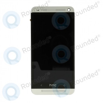 Modul de afișare HTC ONE + capac frontal (alb)