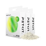Set 3 cutii nisip litiera mixt, tofu si bentonita PETKIT Clump+ Tofu Mixed Cat Litter, 2.4 kg/cutie, absorbtie rapida