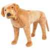 vidaXL Labrador Jucărie Pluș Maro Deschis XXL 79 cm - Cățel Realist Cadou Copii 3+
