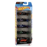 SET 5 MASINI HOT WHEELS FORMULA 1 SuperHeroes ToysZone