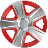 Capace roti auto Esprit SR 4buc - Argintiu/Rosu - 14&#039;&#039; Garage AutoRide, Cridem