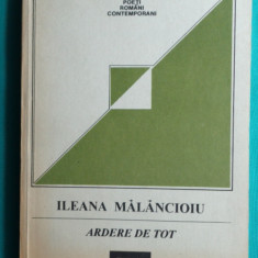 Ileana Malancioiu – Ardere de tot ( antologie )