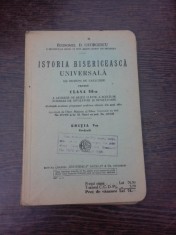 Istoria bisericeasca universala cu notiuni de catechism pentru clasa a III-a - D. Georgescu foto