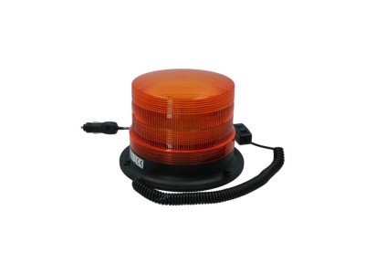 Girofar auto Carpoint 12V 500W orange cu bec Xenon , fixare magnetica si suruburi 14x15,5/20cm foto