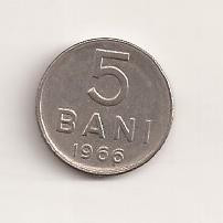 Moneda - Romania - 5 bani 1966 , v7 foto