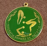 Placheta-medalie-Campionatele Republicane in bazin-Federatia Romana de NATATIE