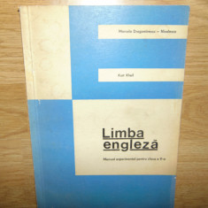 LIMBA ENGLEZA MANUAL EXPERIMENTAL PENTRU CLASA a-V-a ANUL 1971