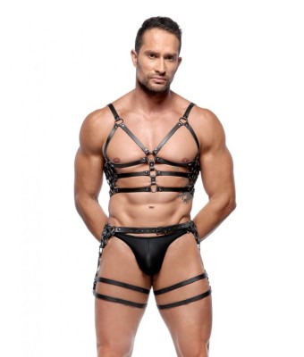 Set Zado Men Harness Black foto