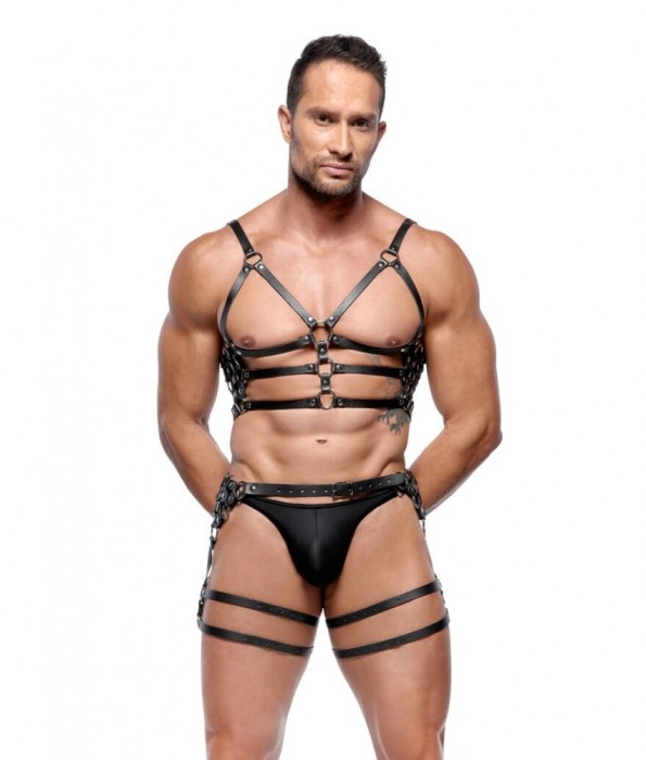 Set Zado Men Harness Black