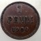 7.243 FINLANDA NIKOLAI II 1 PENNI 1900