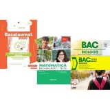 Pachet Bacalaureat 2026. Limba si literatura romana, Matematica M2 Profil Stiinte ale naturii. Teste si Biologie. Notiuni teoretice si teste pentru cl