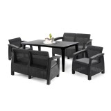 Cumpara ieftin Set de mobilier de grădină Corfu Fiesta III cu masă Future grafit
