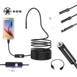 Camera endoscopica de inspectie, waterproof, 5,5mm, conectare android/windows prin microusb - usb, lungime cablu 5m, AVEX
