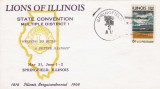 Plic LIONS CLUB, Illinois, S.U.A., 31 Mai-2 Iunie 1968