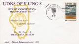 Plic LIONS CLUB, Illinois, S.U.A., 31 Mai-2 Iunie 1968