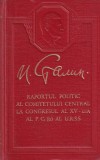 I. Stalin - Raportul politic al Comitetului Central la Congresul al XV-lea al