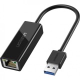Placa Retea UGREEN CR111, RJ45, USB 3.0, Negru