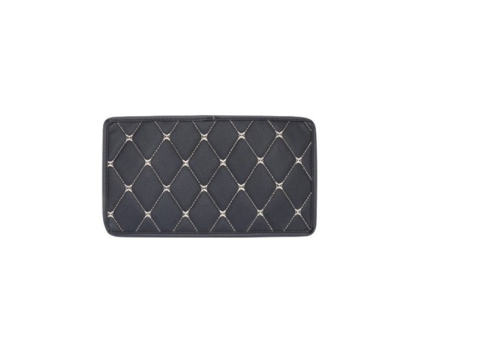 Husa Cotiera Auto Universala 29 cm x 17 cm negru cu cusaturi albe