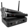 Statie 2 Microfoane Wireless UHF Boomtone DJ 663.5/682.2MHz Dinamic Karaoke Studio Inregistrari
