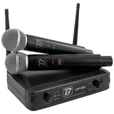 Statie 2 microfoane uhf wireless 663.5mhz/682.2mhz