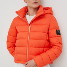 P.E Nation geaca femei, culoarea portocaliu, de iarna