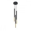 Lampă suspendată MOZAICA 3P negru/golden, Sollux Lighting